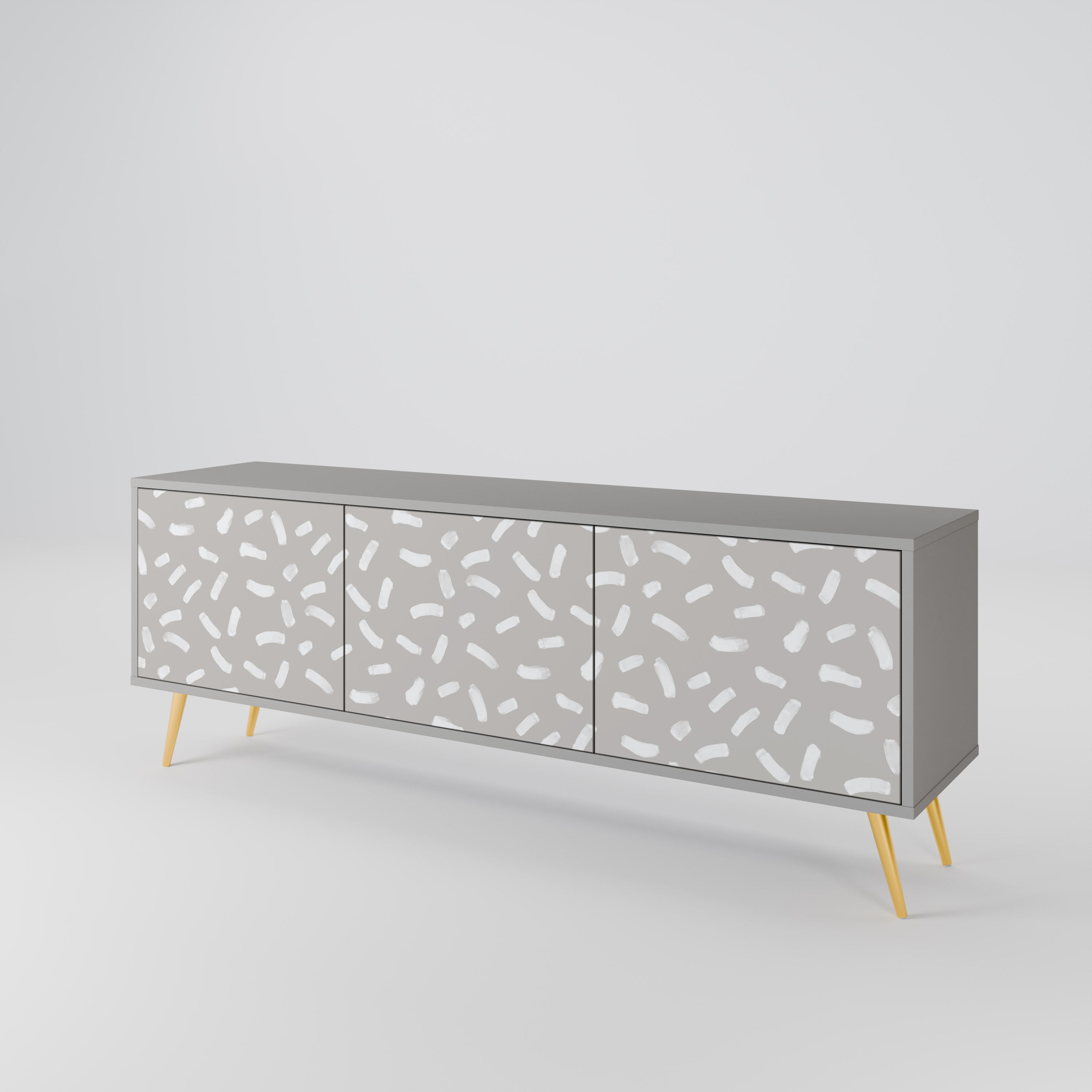 PASSING SECONDS 3-Door TV Cabinet
