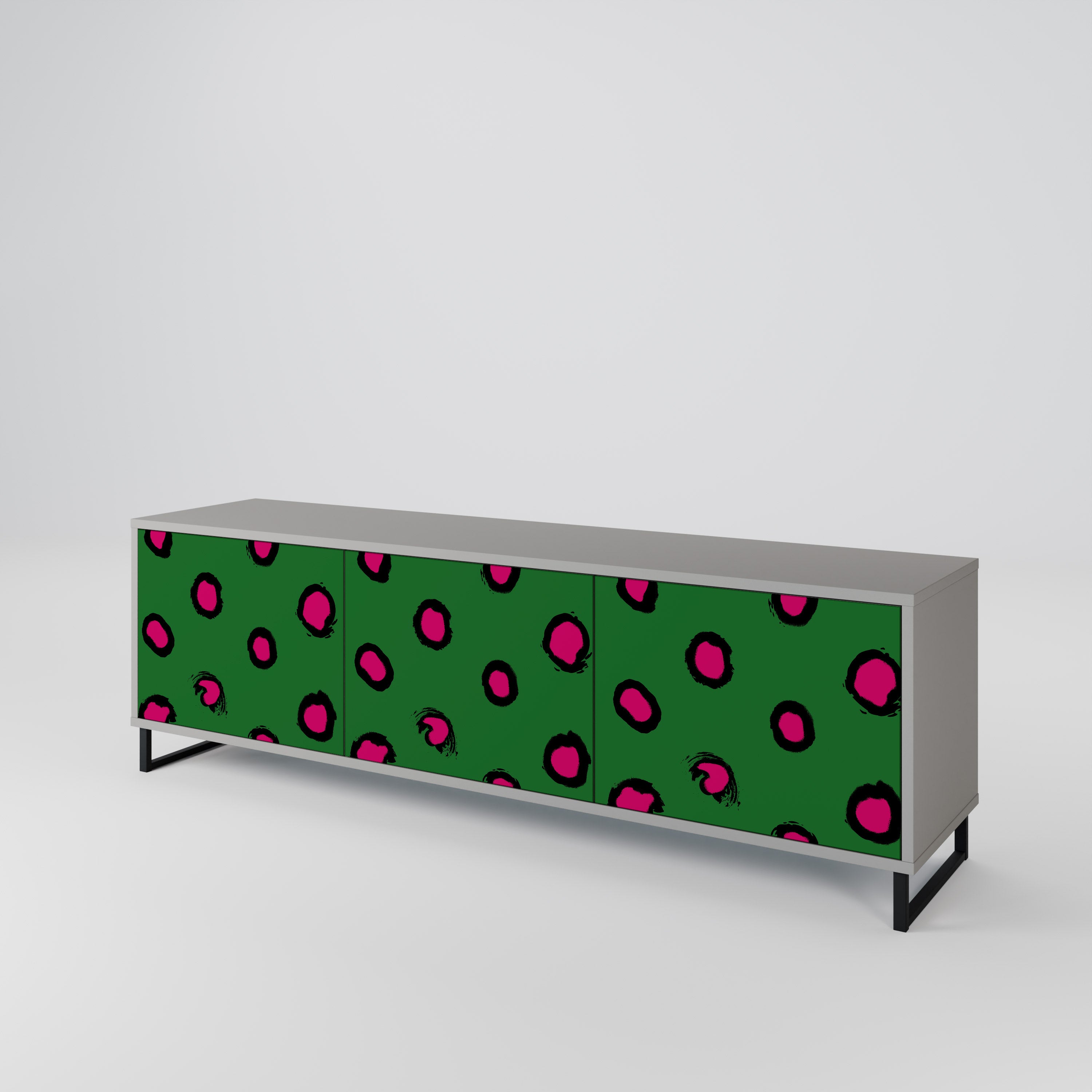 FUNKY SPOTS Třídveřový TV stolek