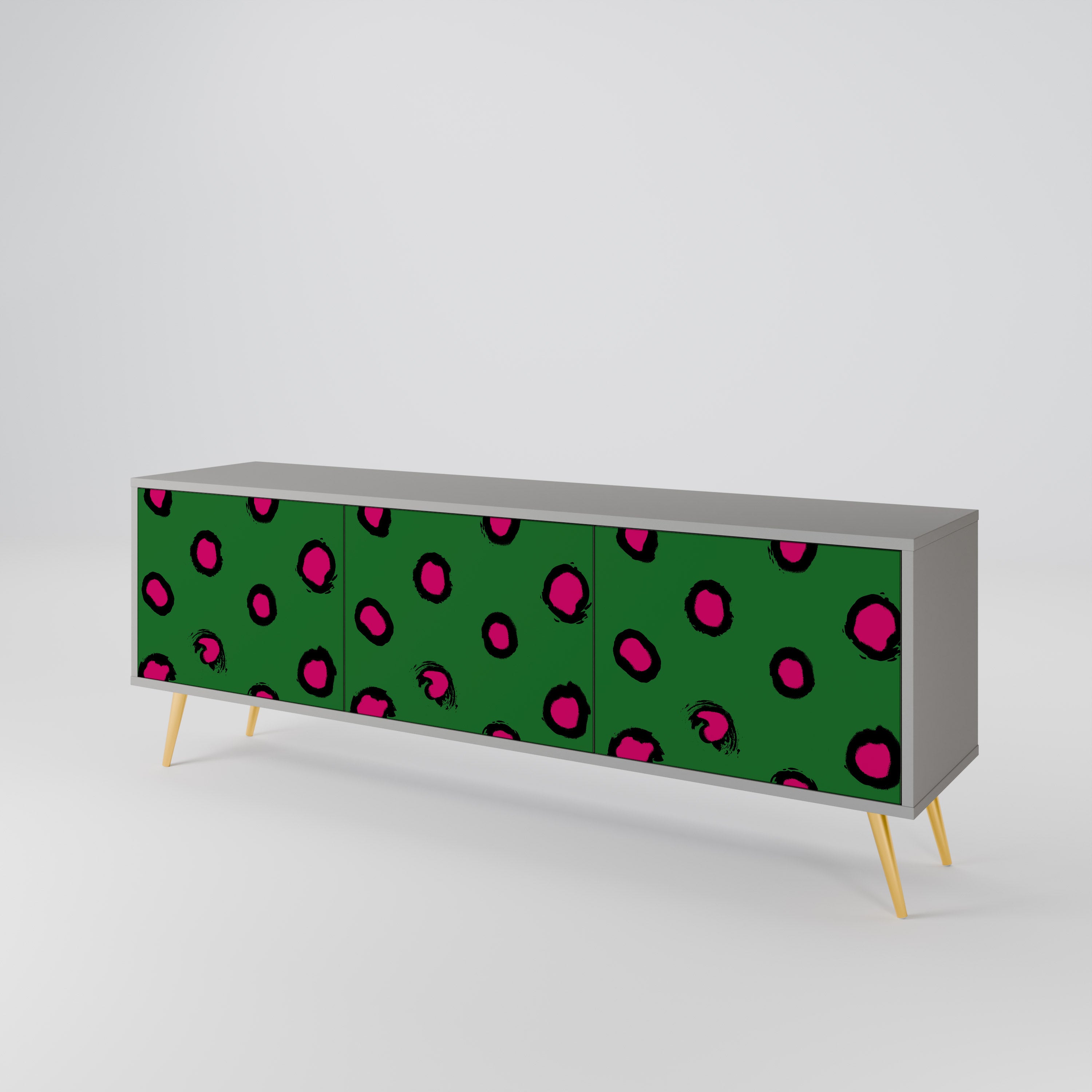 FUNKY SPOTS Třídveřový TV stolek