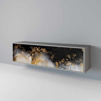 MARBLE OF TOMMORROW Móvel de TV de 3 Portas