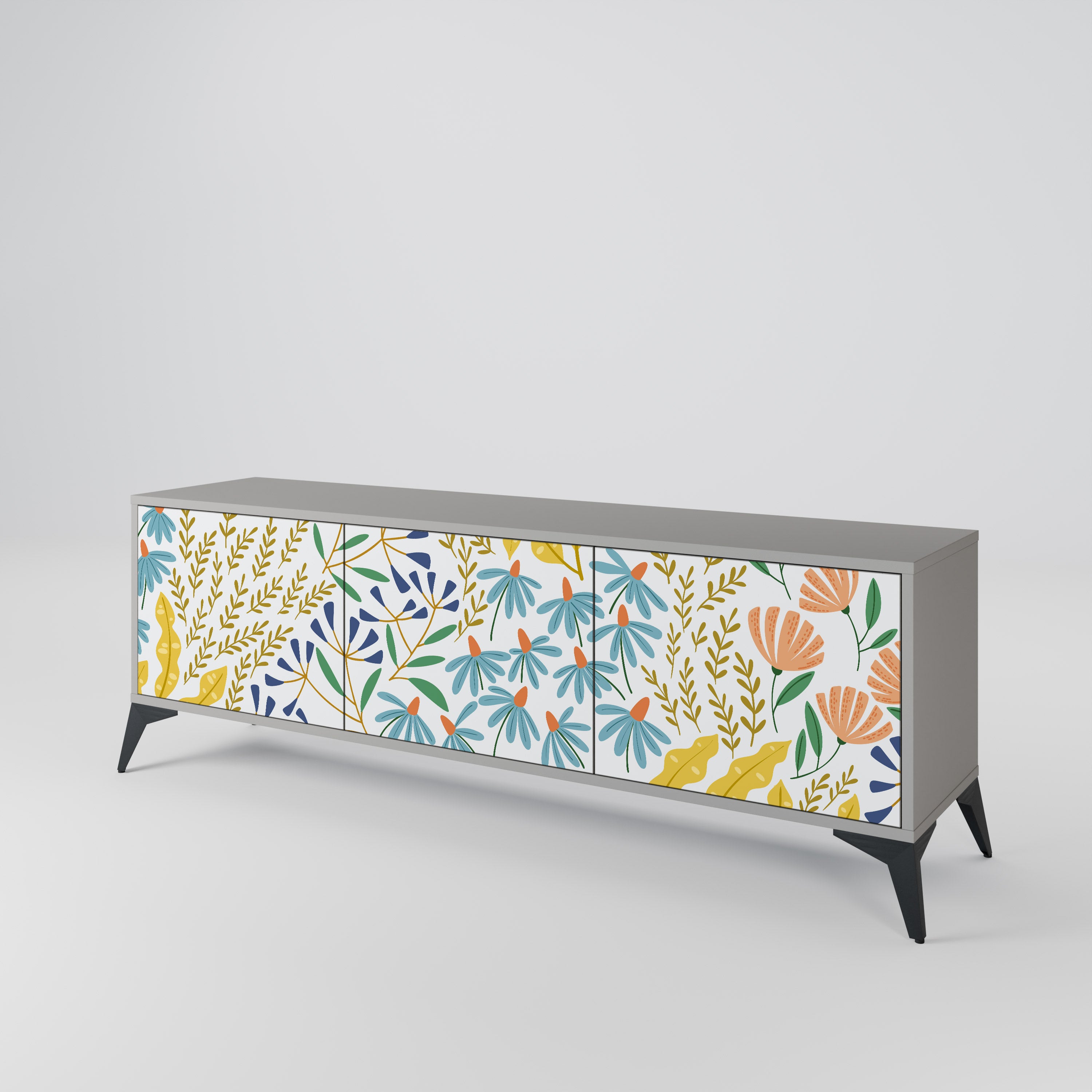 HELLO SPRING 3-türiges TV-Lowboard