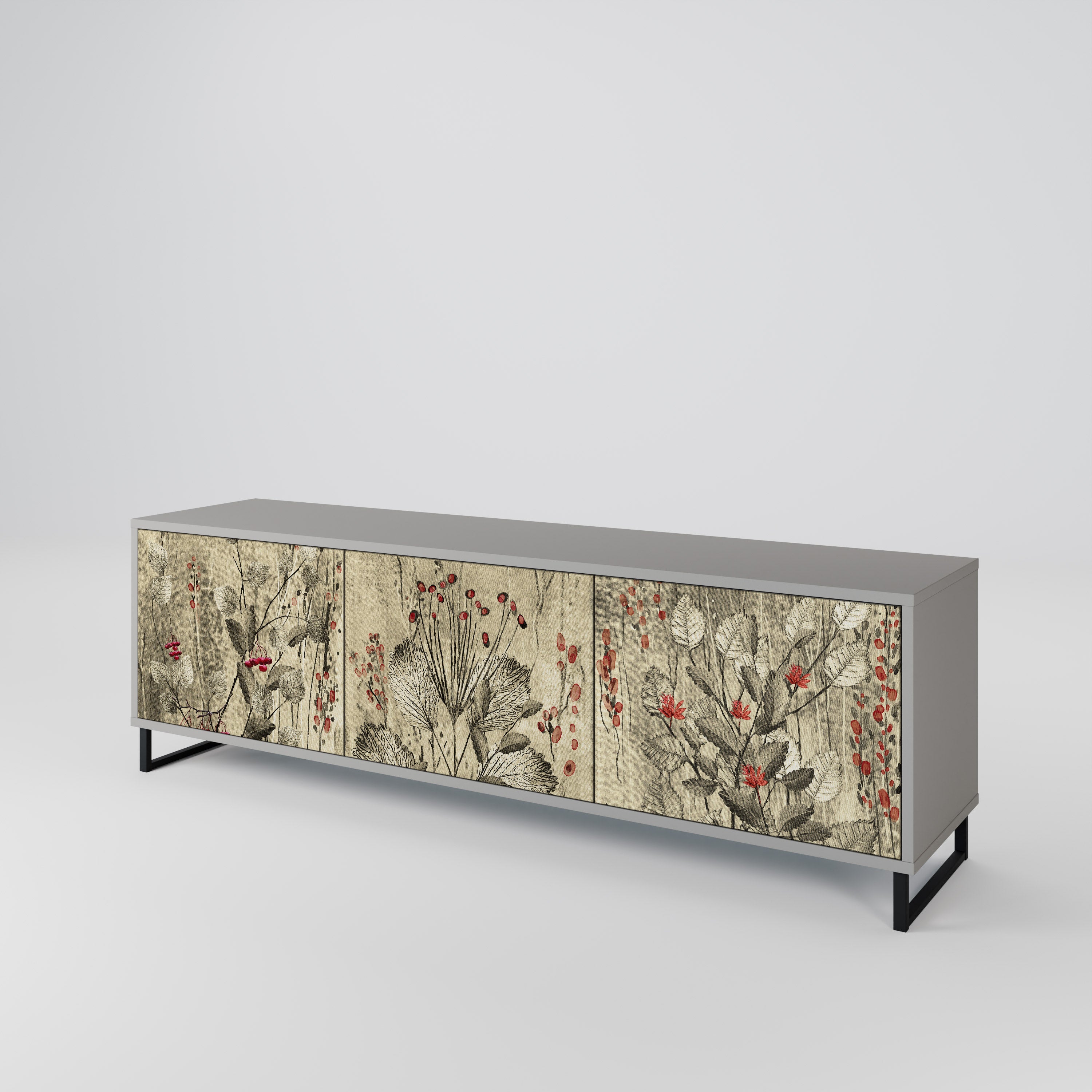 HERBAL GRACE 3-türiges TV-Lowboard