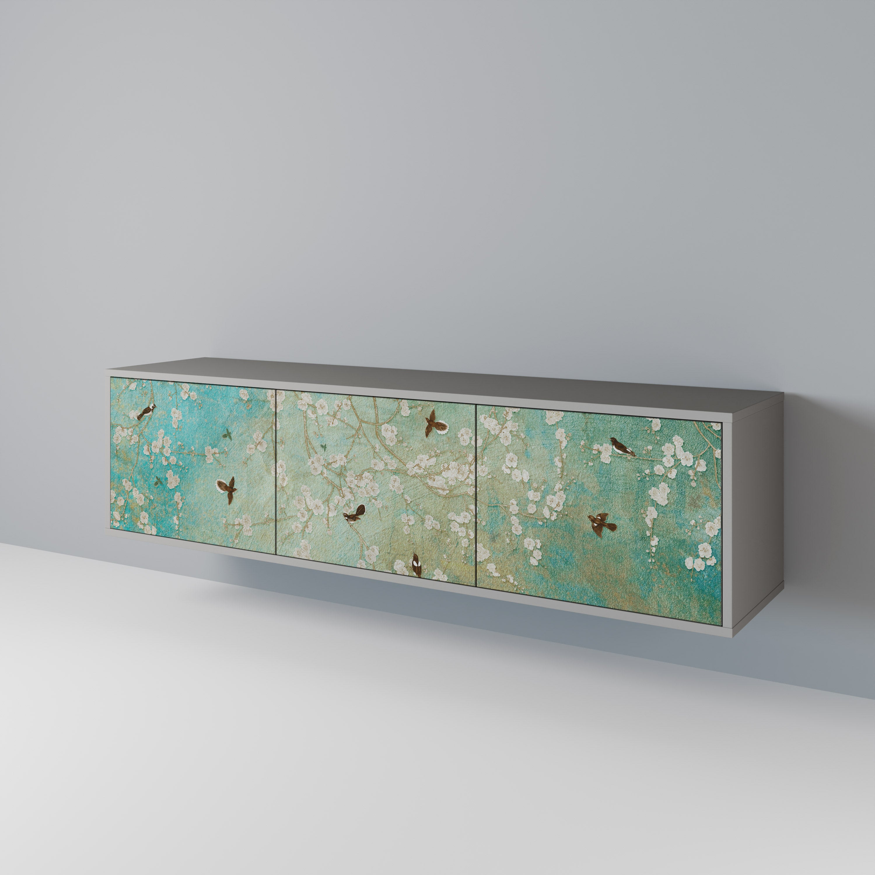 BLOOMING CHARM 3-türiges TV-Lowboard