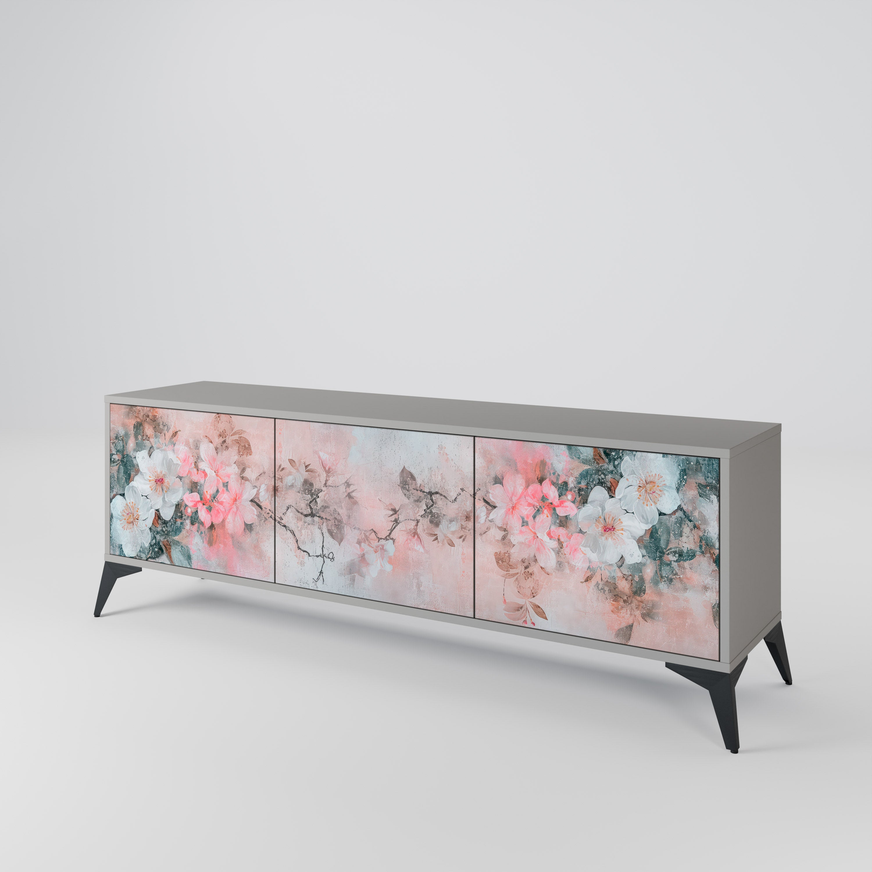CHERRY BLOSSOM 3-Door TV Cabinet