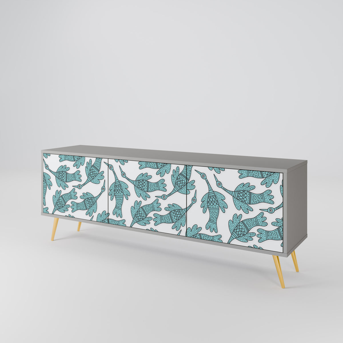 WATERSPOUT SONGIBIRD 3-türiges TV-Lowboard