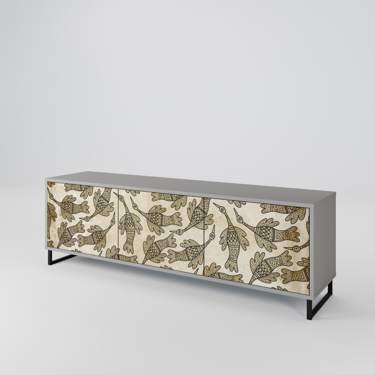 ALMONDINE SONGBIRD 3-türiges TV-Lowboard