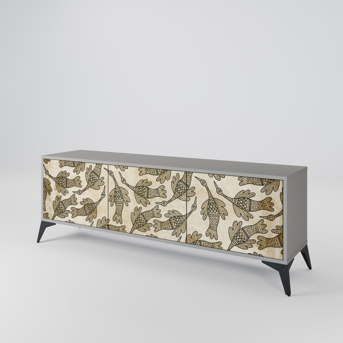 ALMONDINE SONGBIRD 3-türiges TV-Lowboard