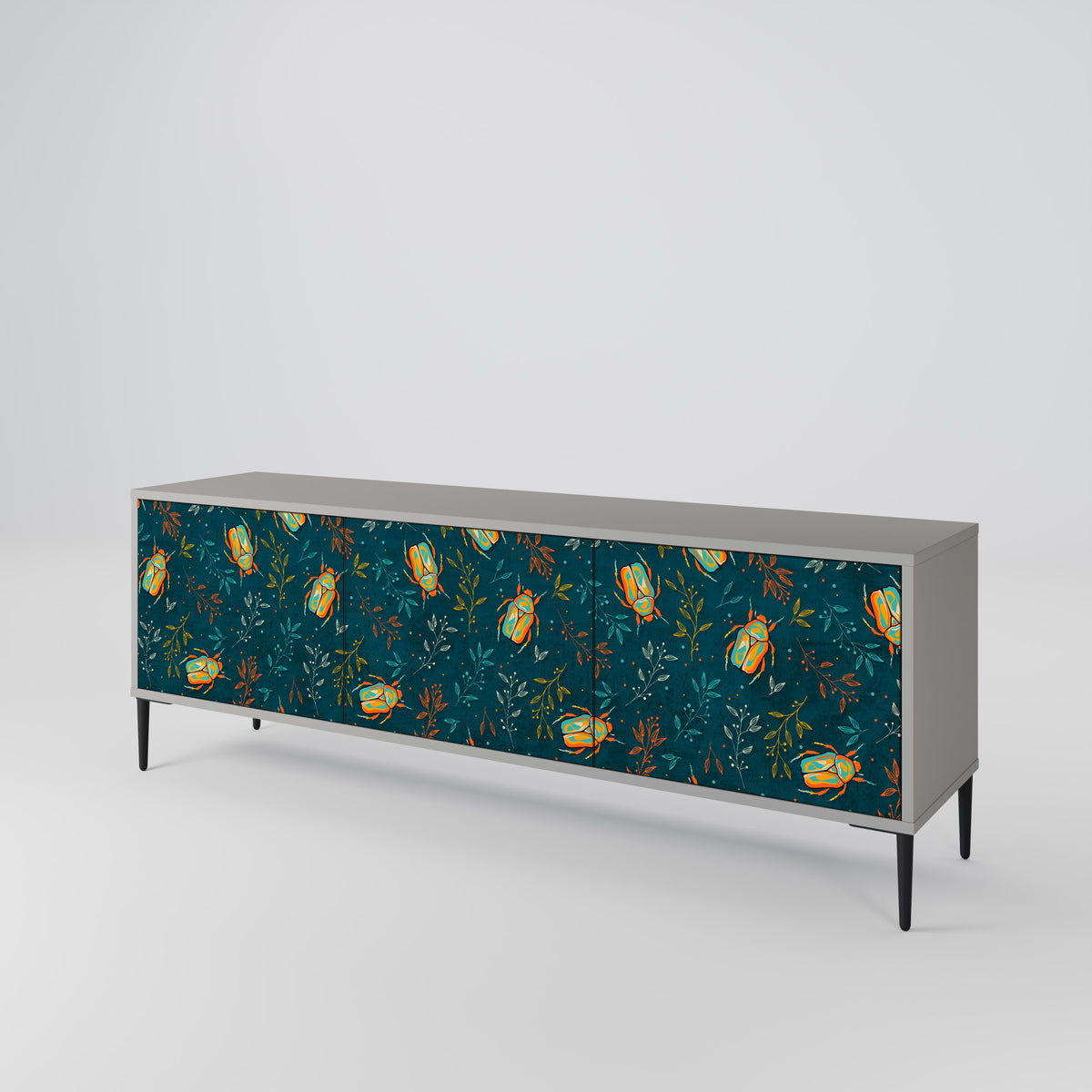 AUTUMN INSECTS Mueble de TV de 3 Puertas