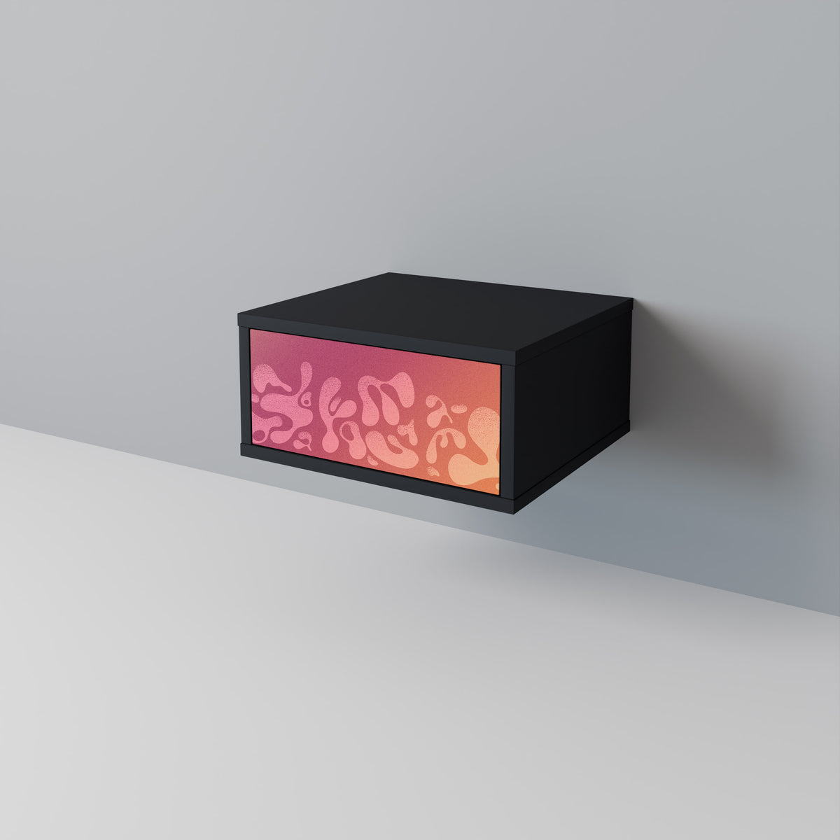 IRREGULAR PINK Nightstand with Drawer