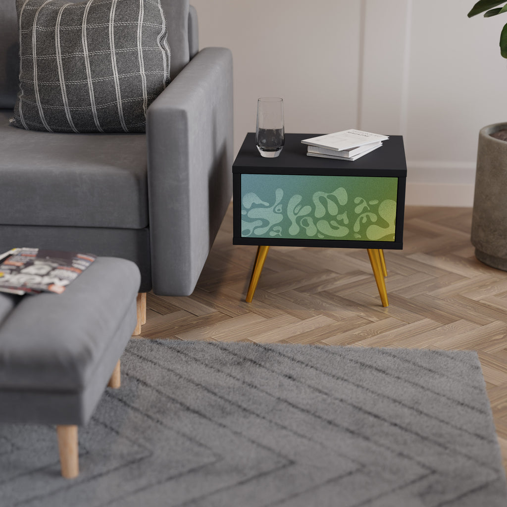 IRREGULAR BLUE Nightstand