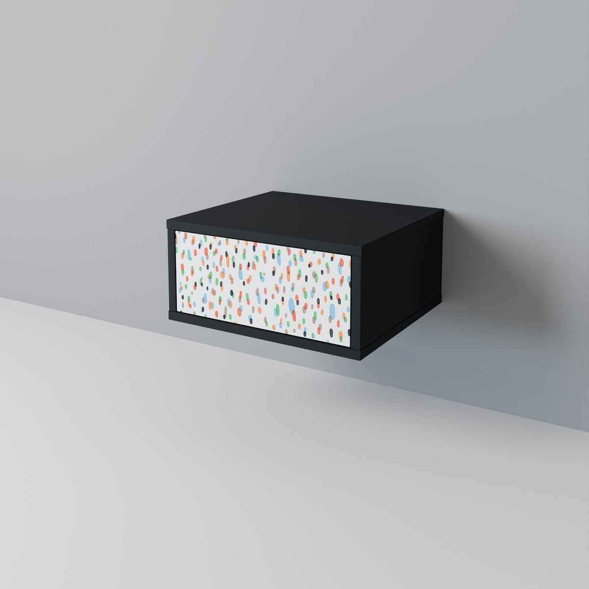 ENERGETIC SPOTS Nightstand with Drawer