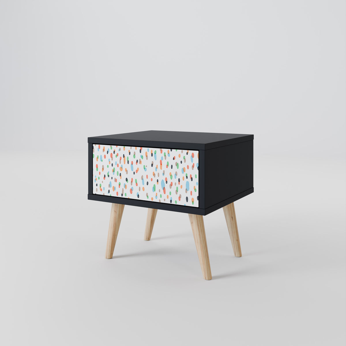 ENERGETIC SPOTS Nightstand with Drawer