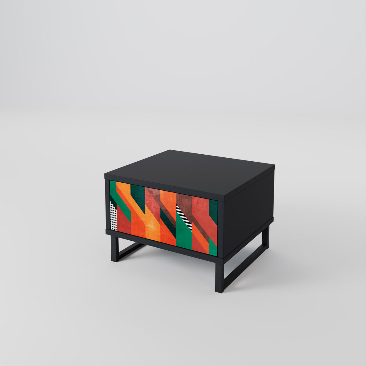 MAKESHIFT ARTISTRY Nightstand with Drawer