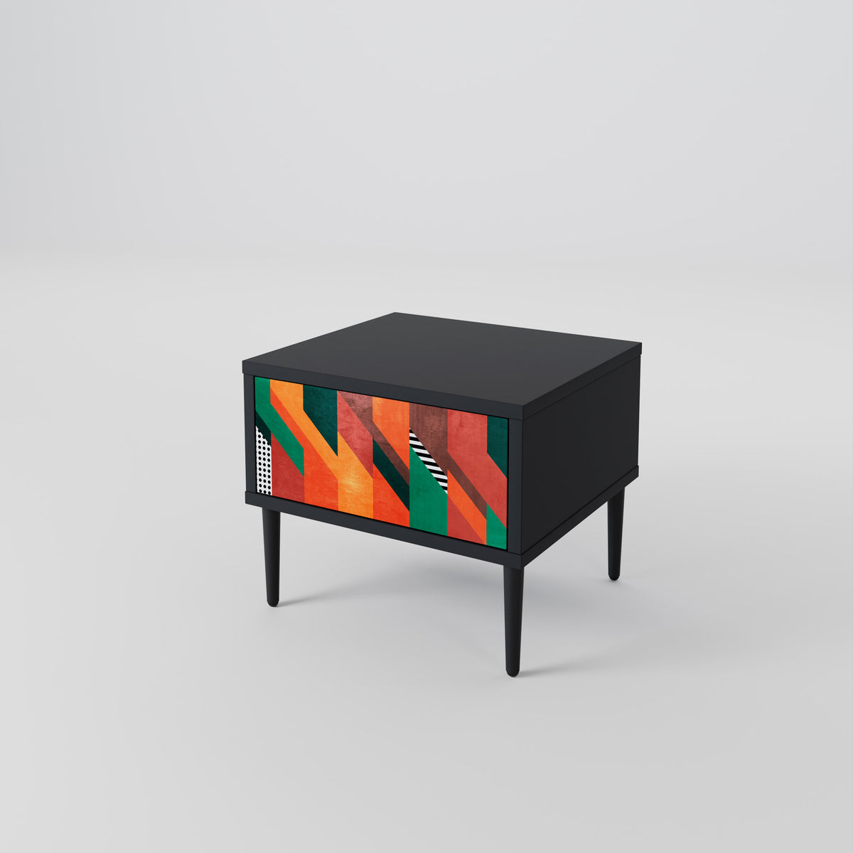 MAKESHIFT ARTISTRY Nightstand with Drawer