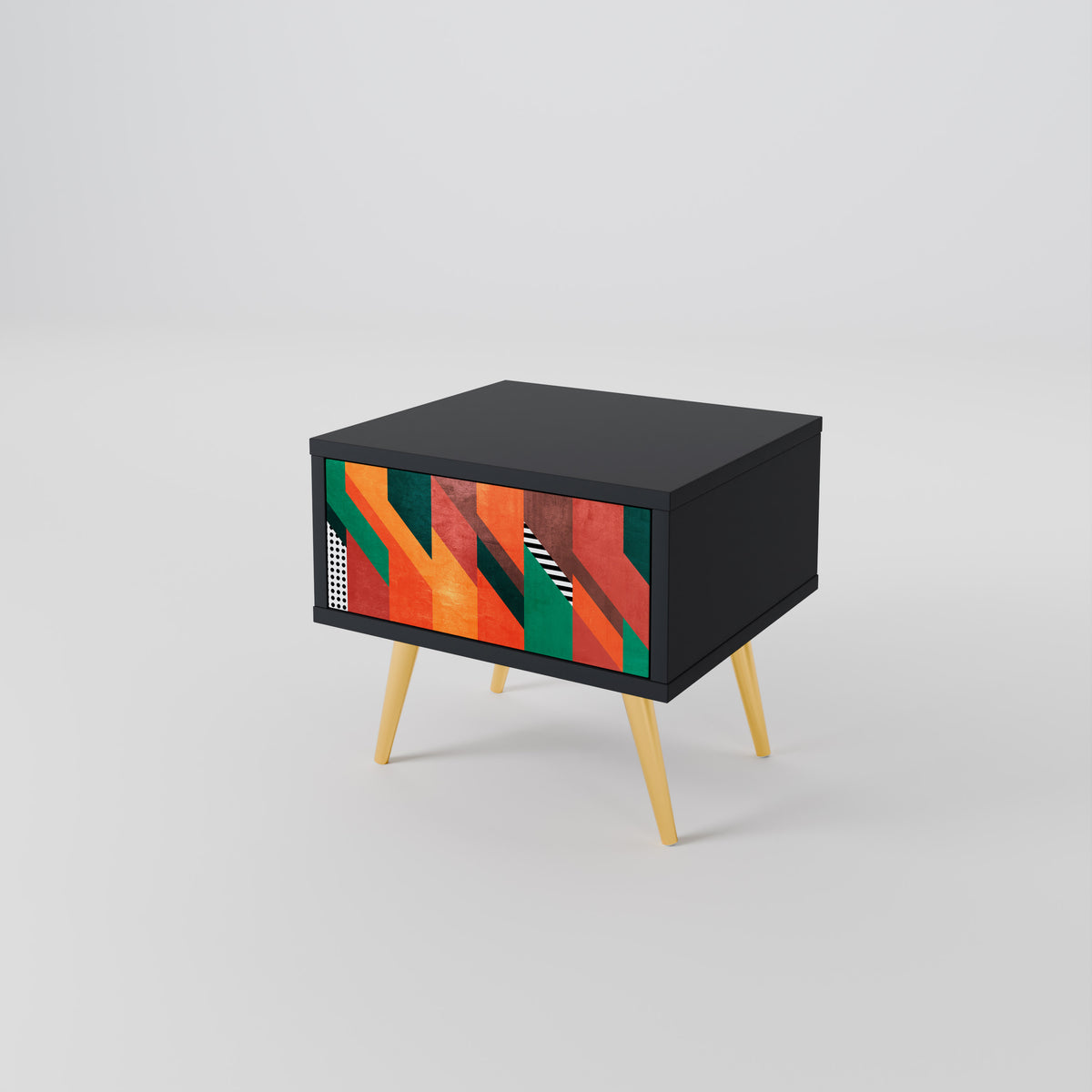MAKESHIFT ARTISTRY Nightstand with Drawer