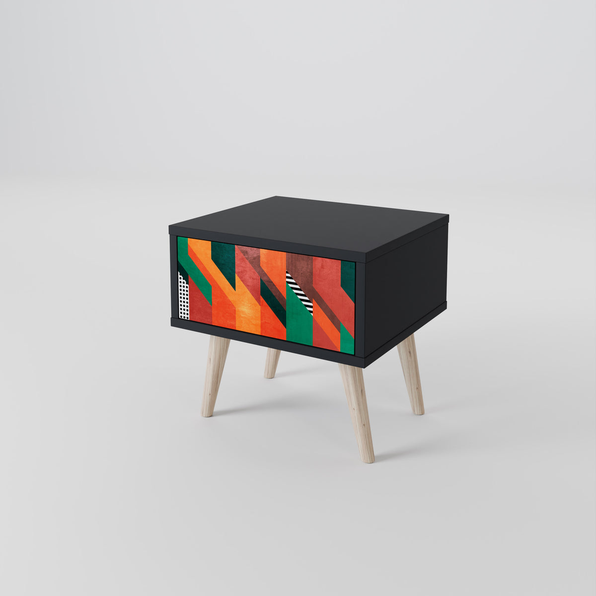 MAKESHIFT ARTISTRY Nightstand with Drawer