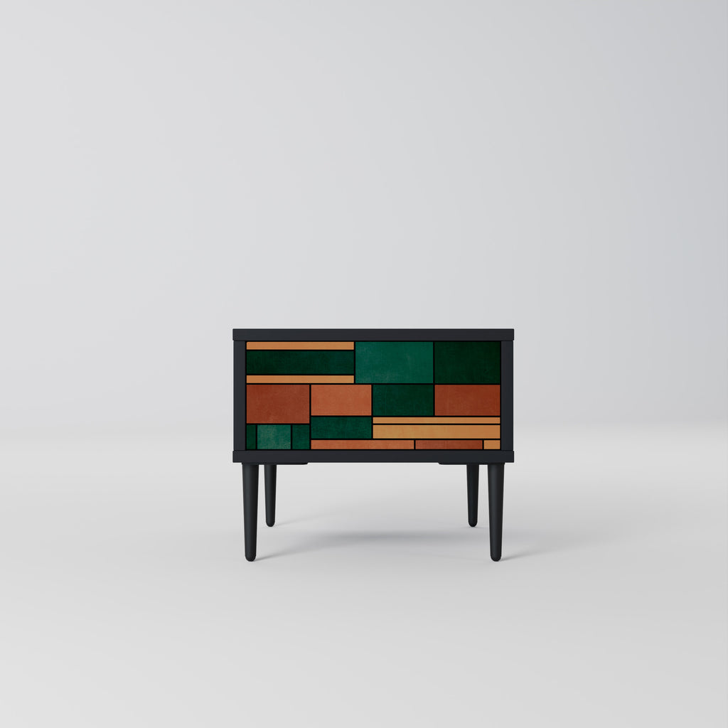 EARTHY FIGURES Κομοδίνο με συρτάρι