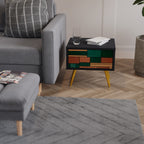 EARTHY FIGURES Κομοδίνο με συρτάρι