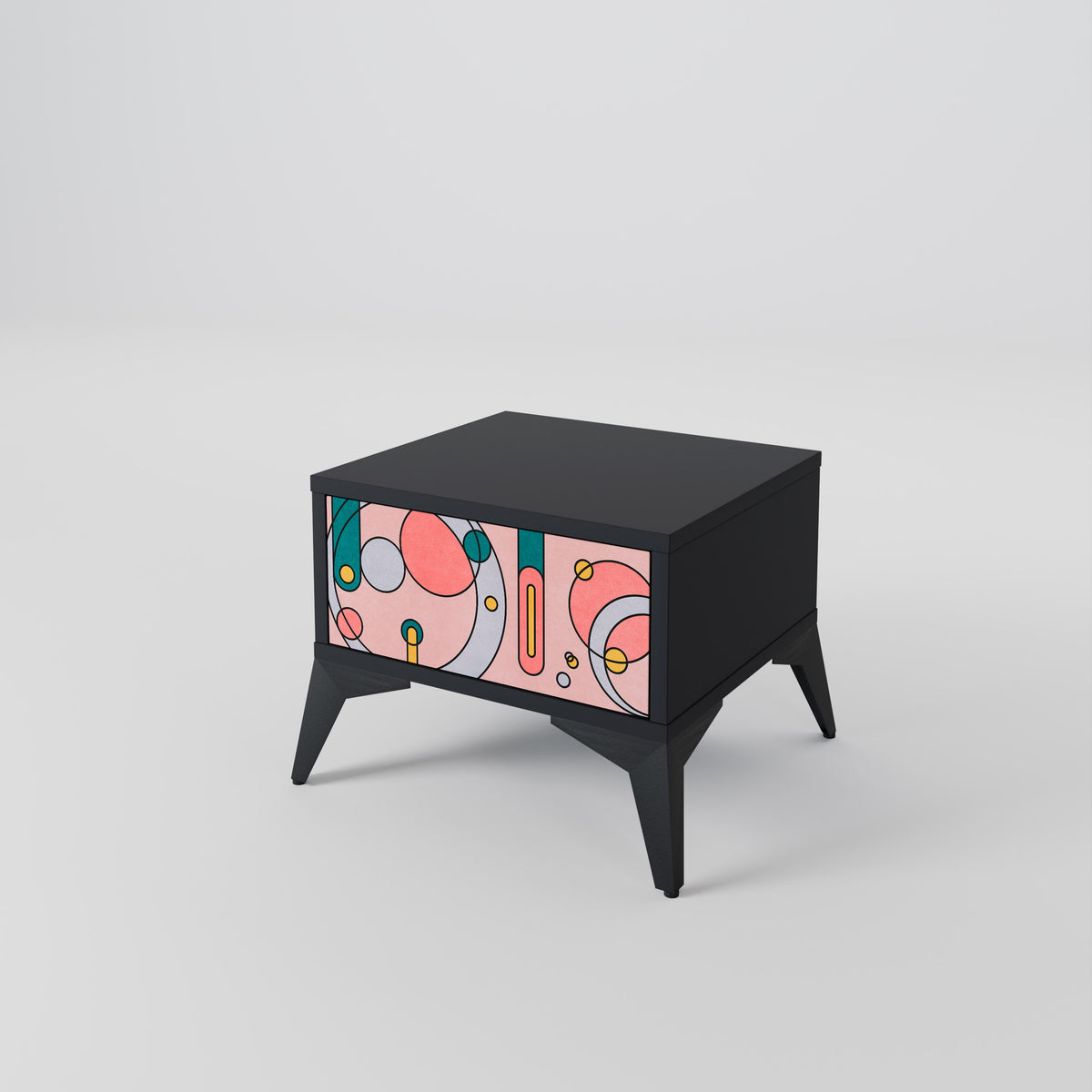 GOSSAMER ECHOES Nightstand with Drawer