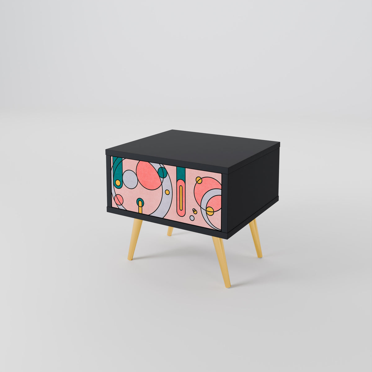 GOSSAMER ECHOES Nightstand with Drawer