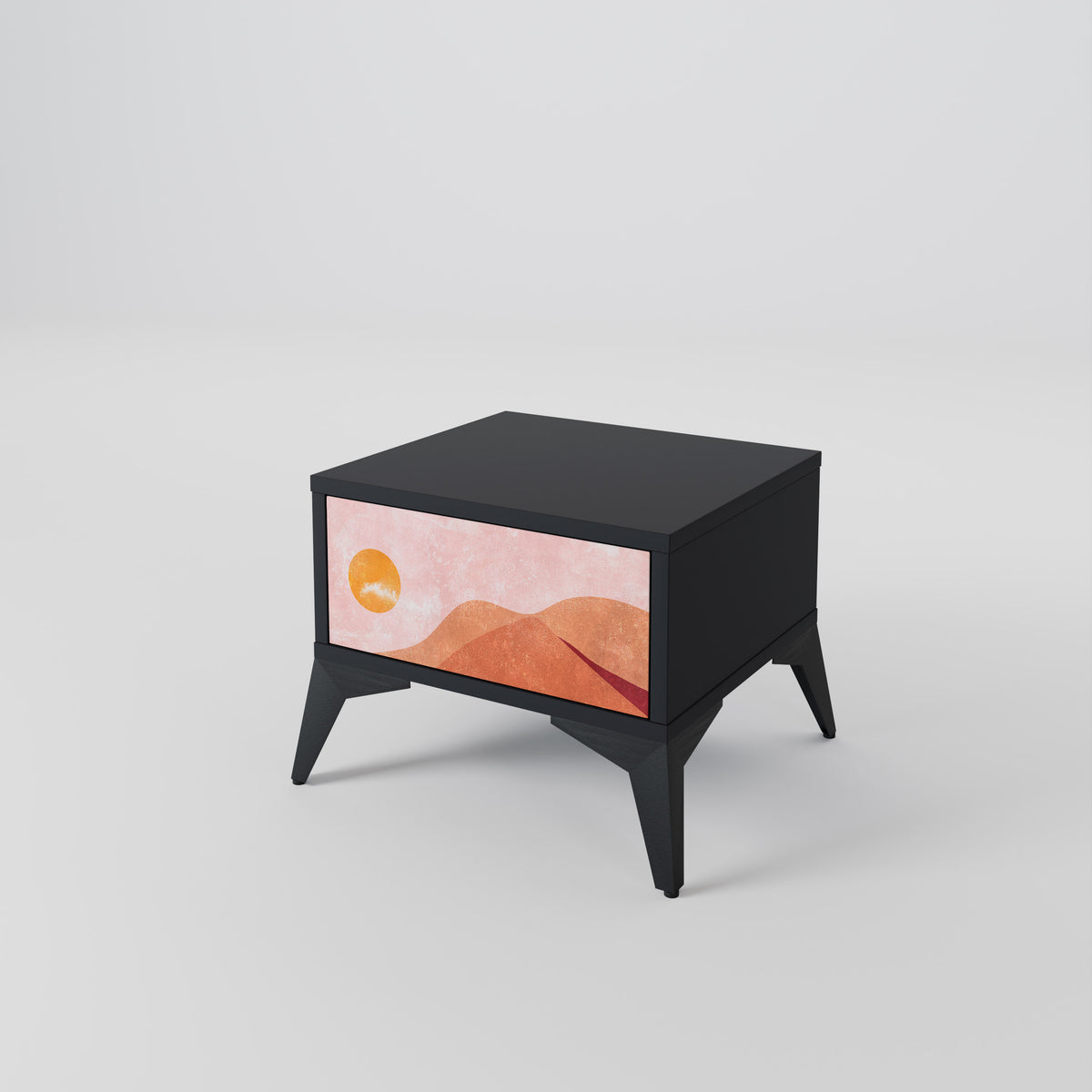 LUMINOUS SUNLIGHT Nightstand with Drawer