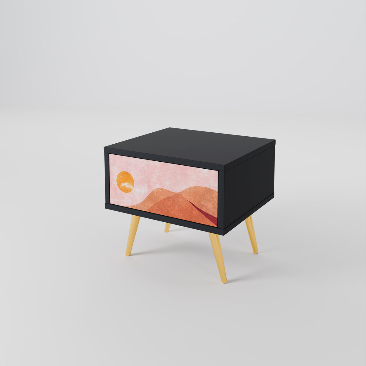 LUMINOUS SUNLIGHT Nightstand with Drawer