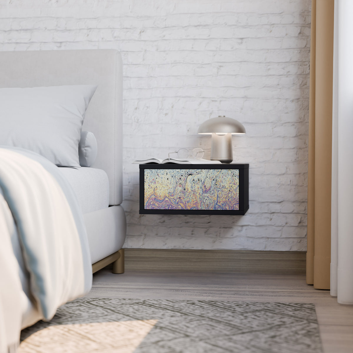 MOSAIC OF COLORS Nightstand with Drawer