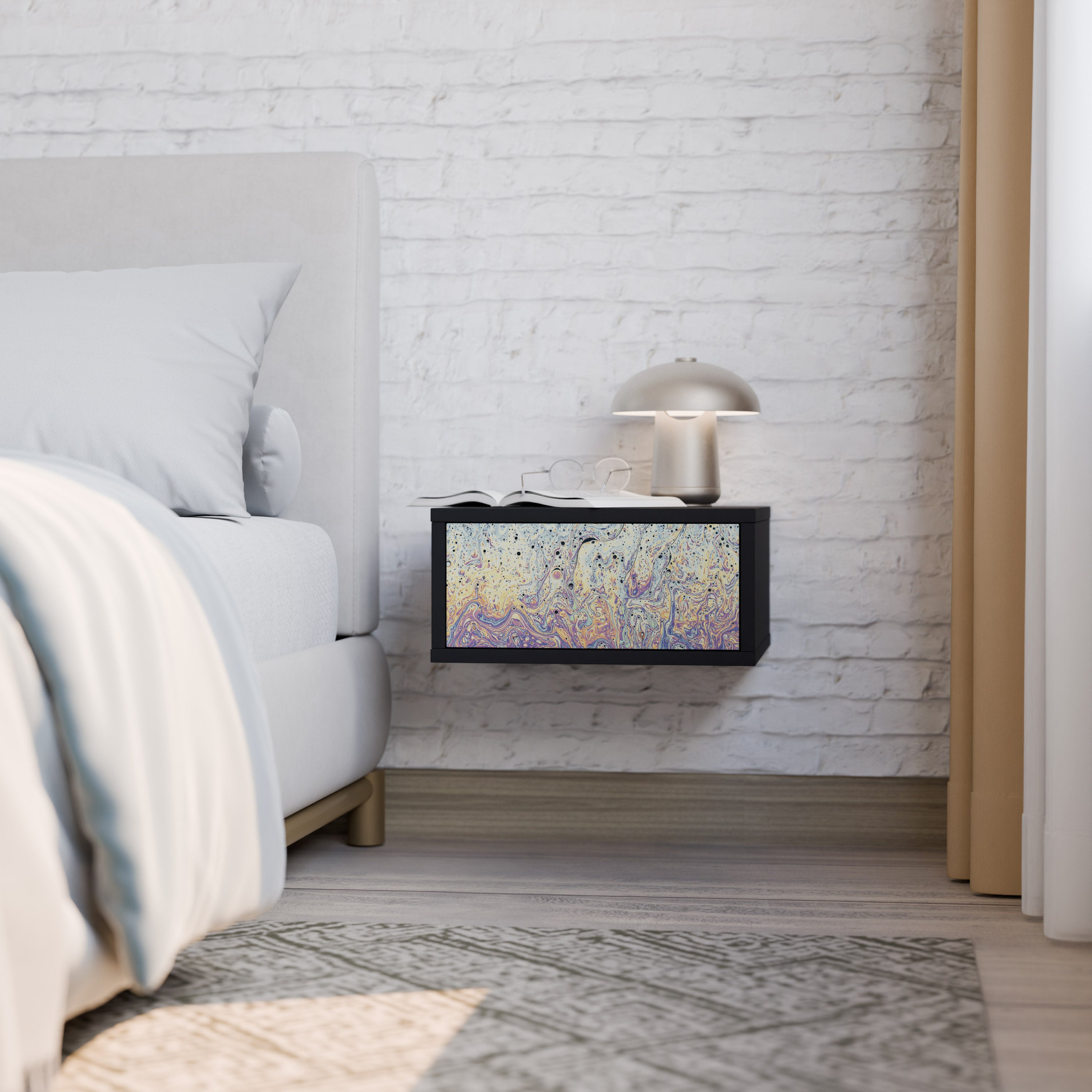 MOSAIC OF COLORS Κομοδίνο με συρτάρι