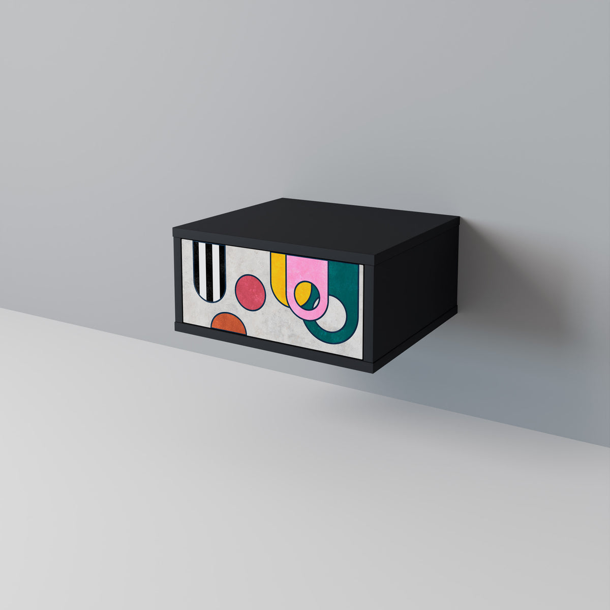 COOL STORY Nightstand with Drawer