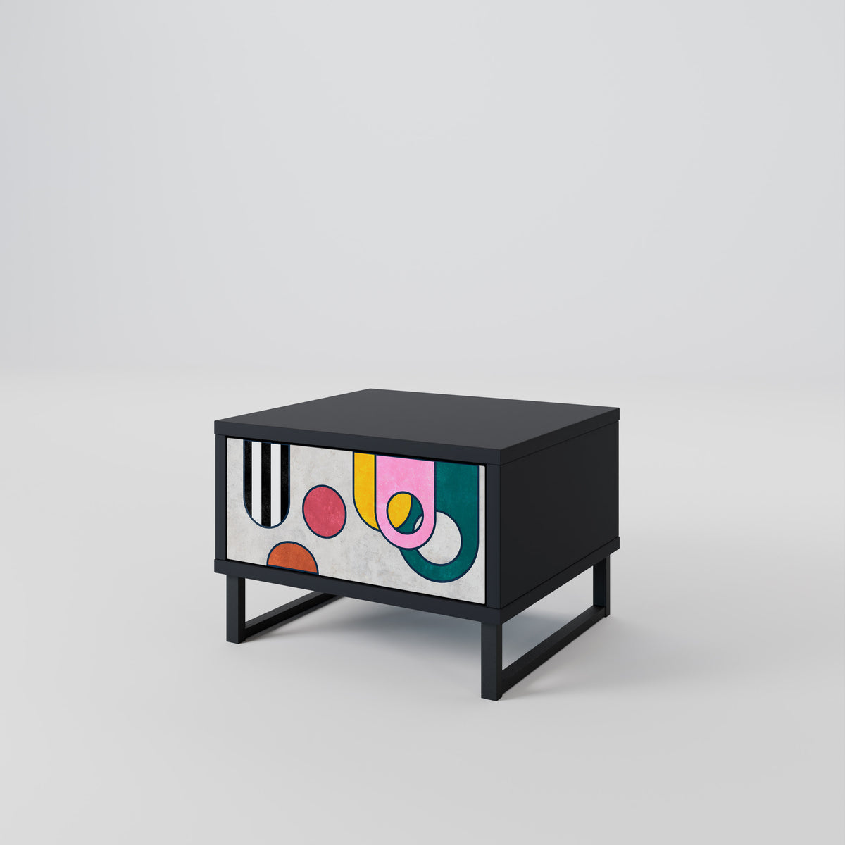 COOL STORY Nightstand with Drawer