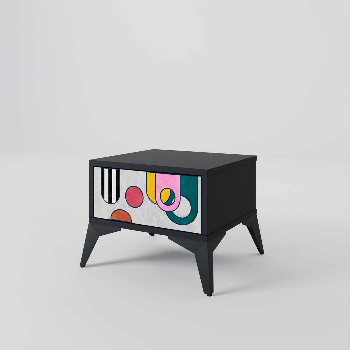 COOL STORY Nightstand with Drawer