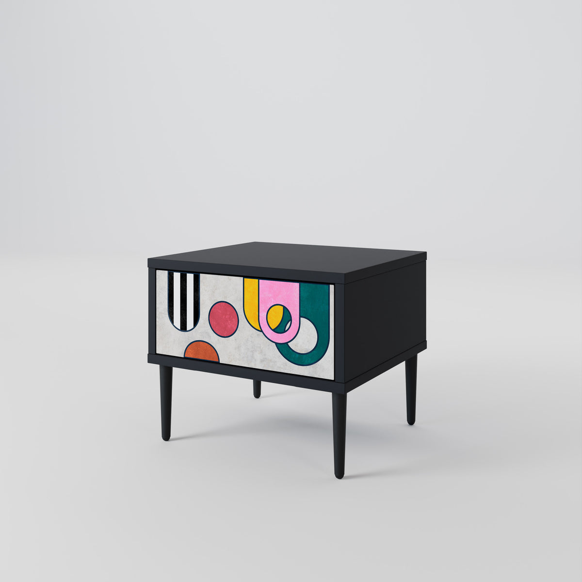 COOL STORY Nightstand with Drawer