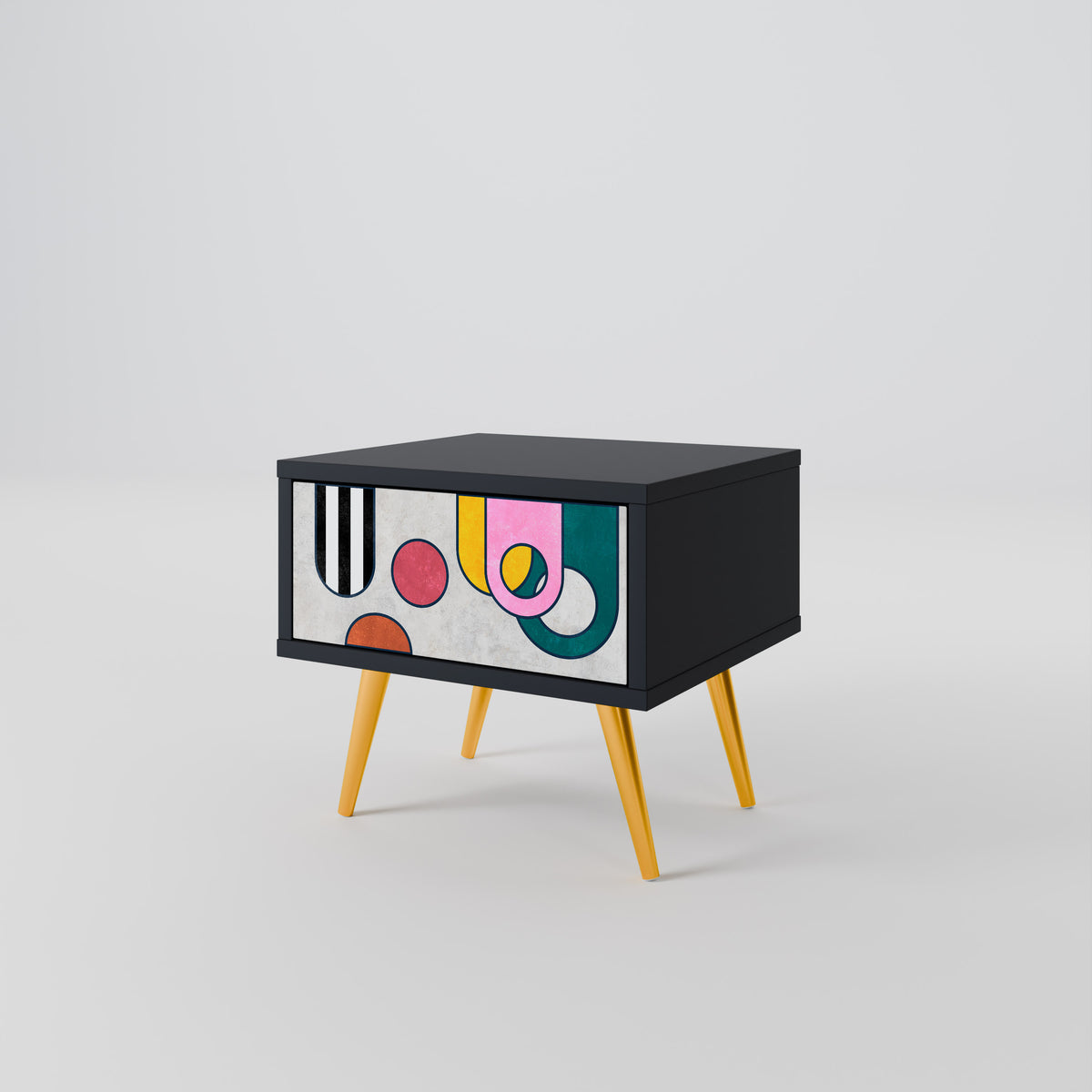 COOL STORY Nightstand with Drawer