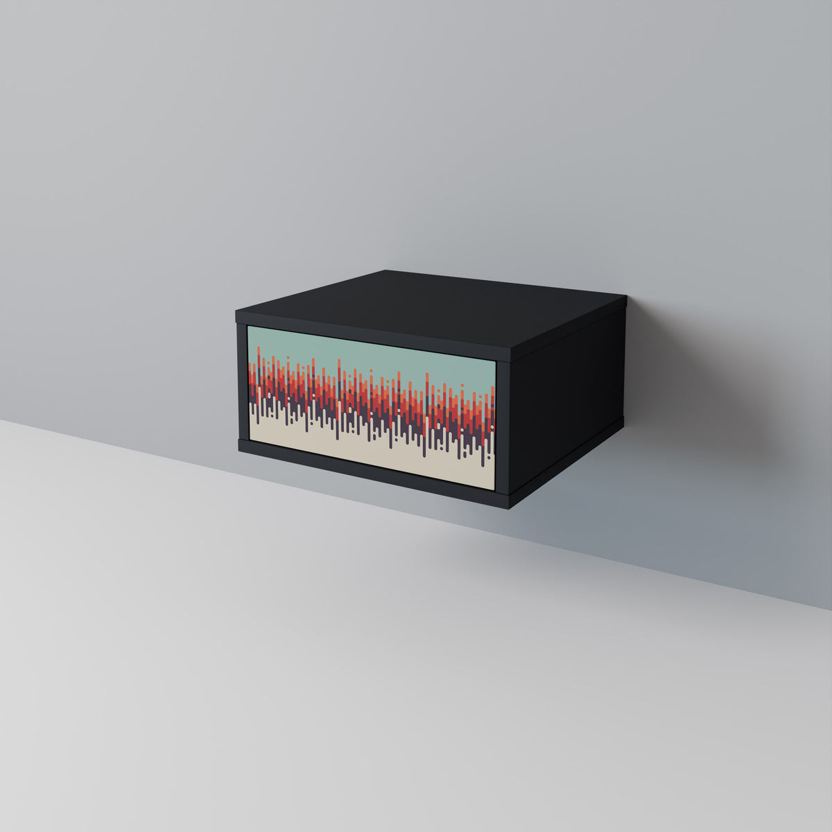 CHROMA CONTOURS Nightstand with Drawer