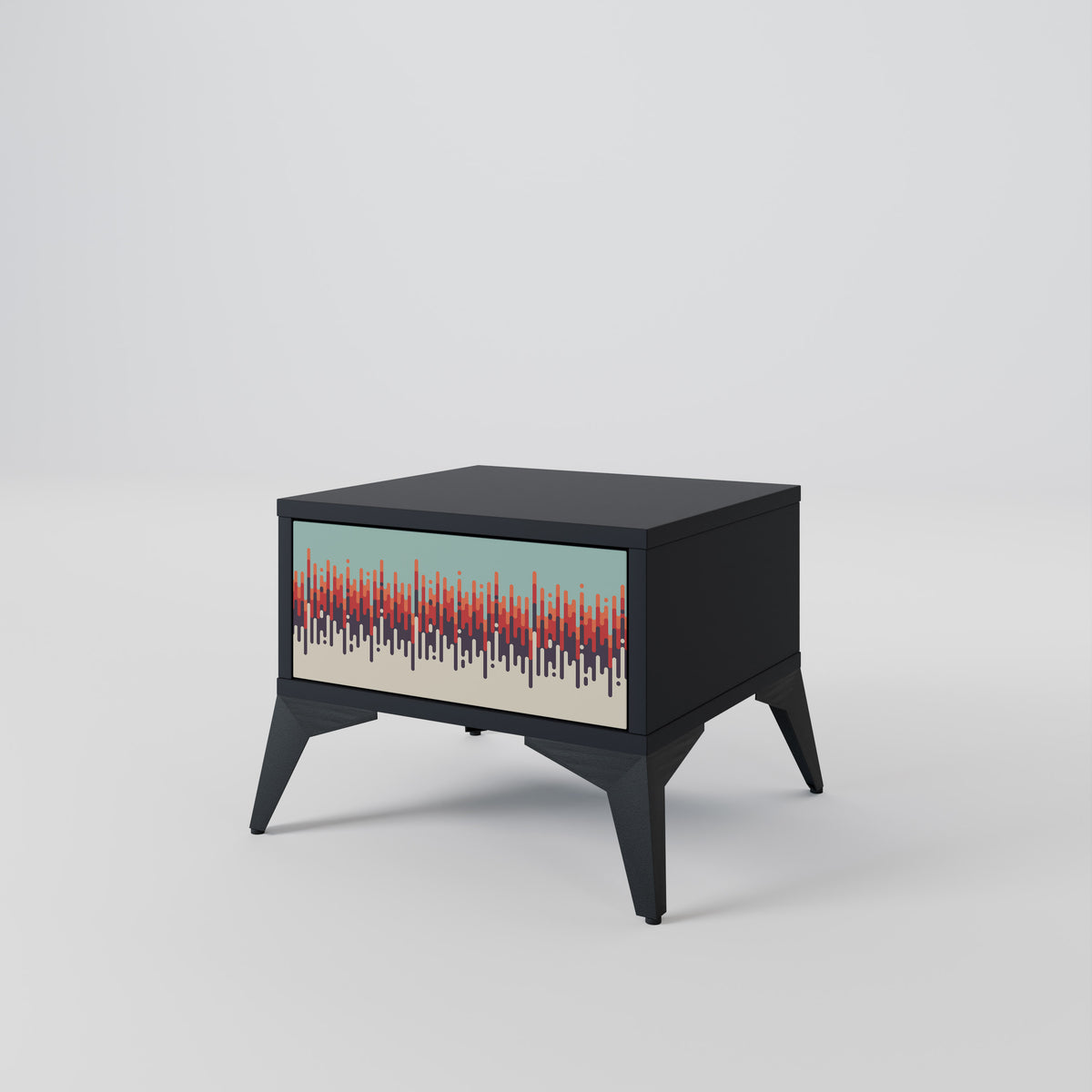 CHROMA CONTOURS Nightstand with Drawer