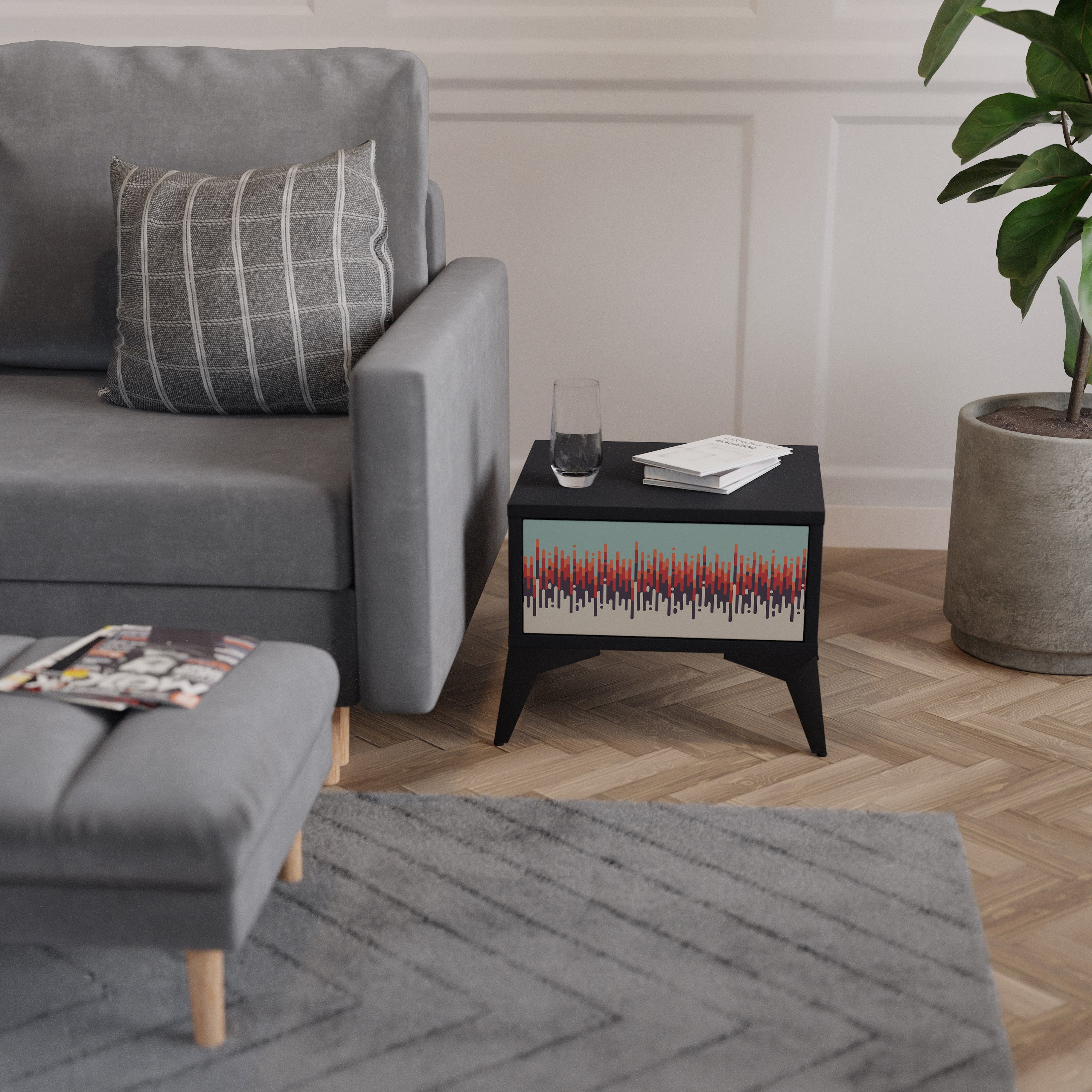 CHROMA CONTOURS Nightstand