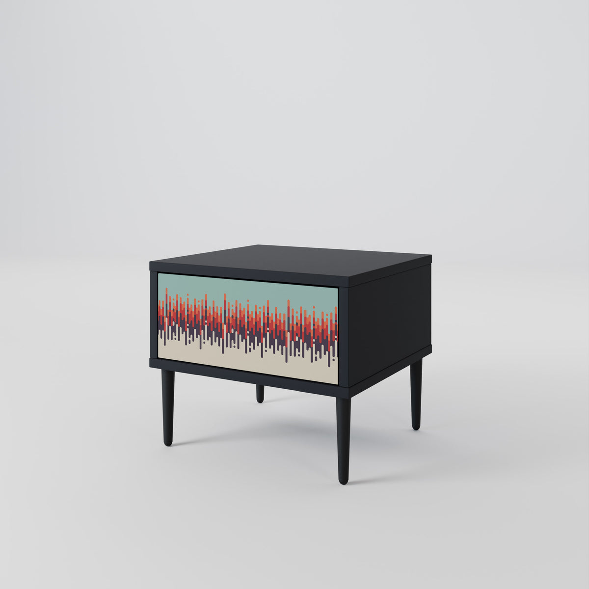 CHROMA CONTOURS Nightstand with Drawer