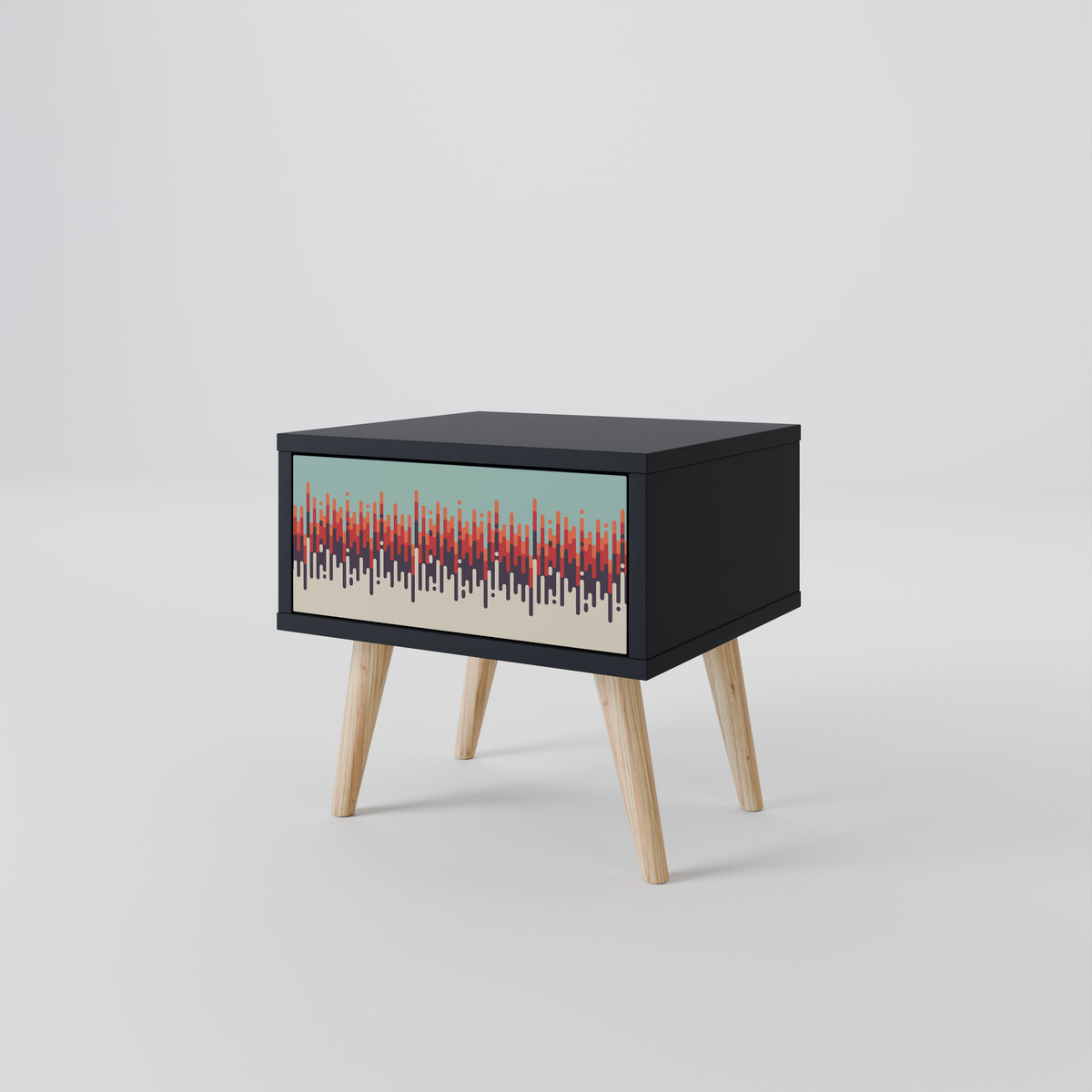 CHROMA CONTOURS Nightstand with Drawer