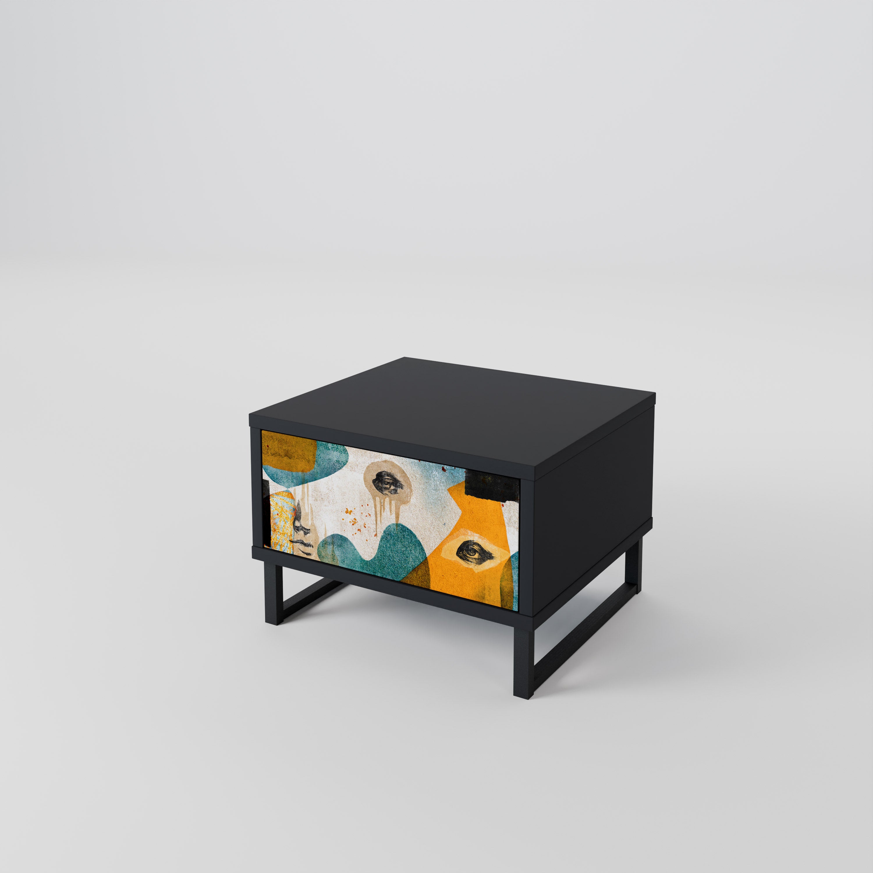 ABSTRACT FACES Nightstand