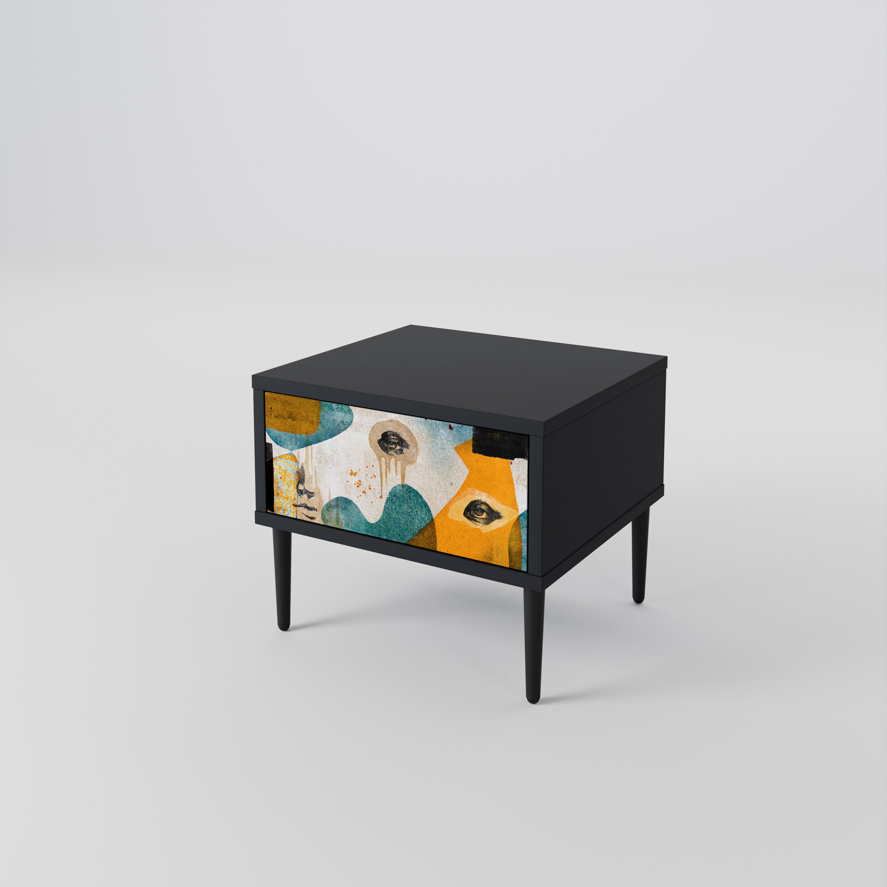 ABSTRACT FACES Nightstand