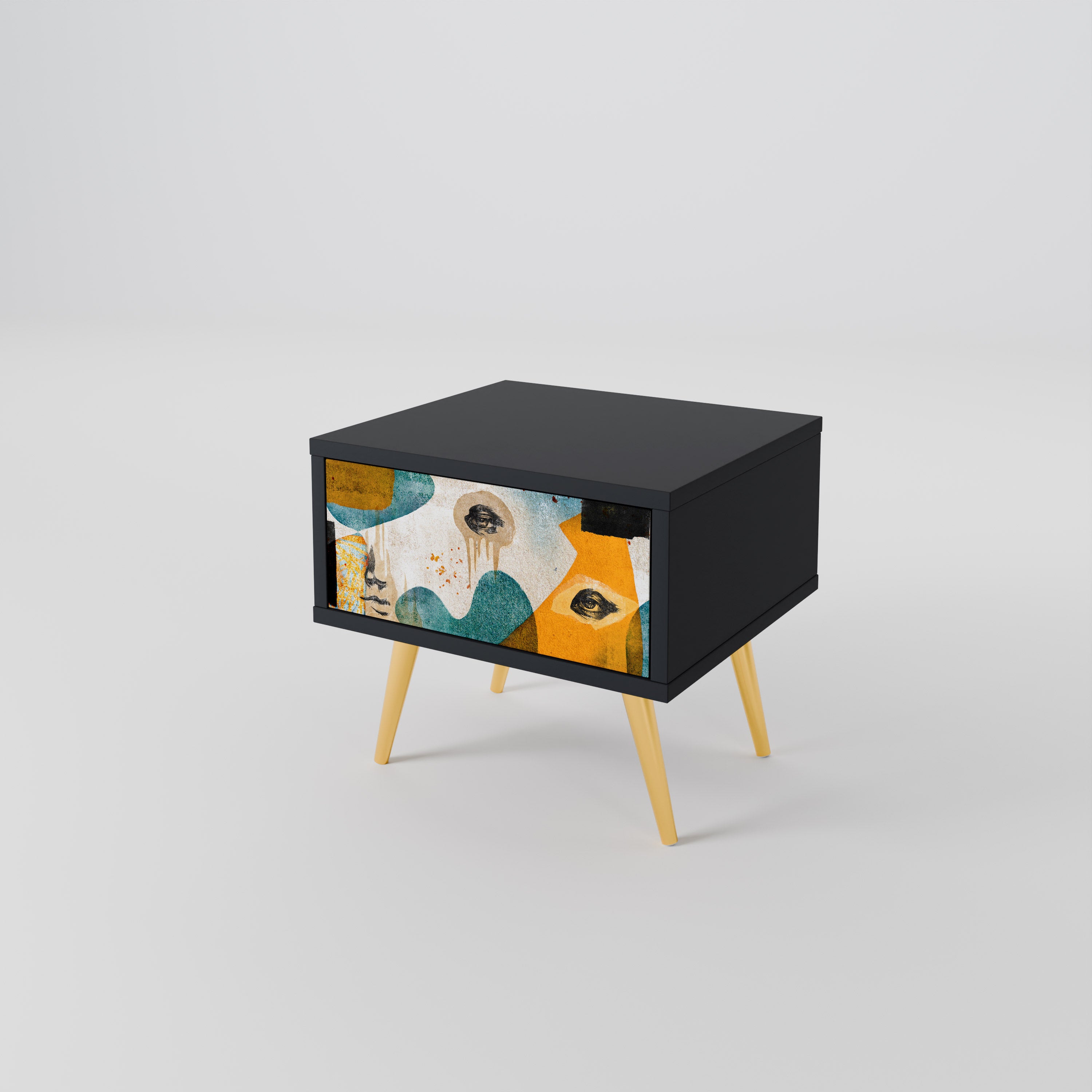 ABSTRACT FACES Nightstand