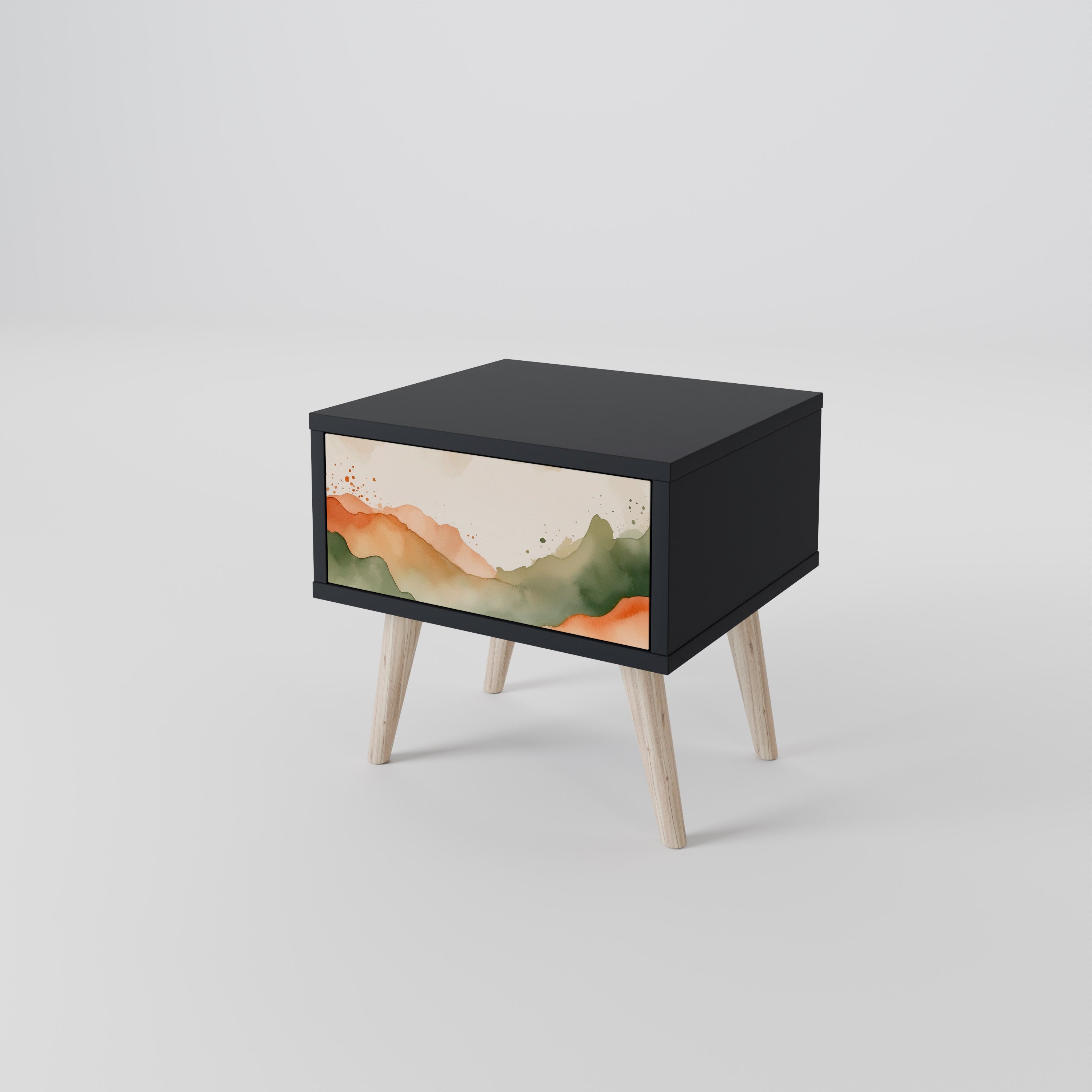 WATERCOLOUR PEAKS Nightstand