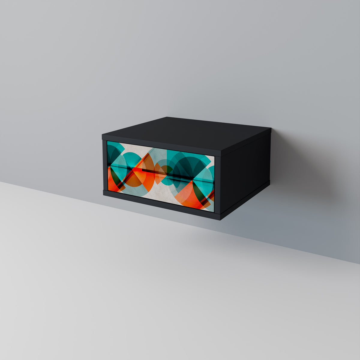 CIRCULAR RHAPSODY Nightstand with Drawer