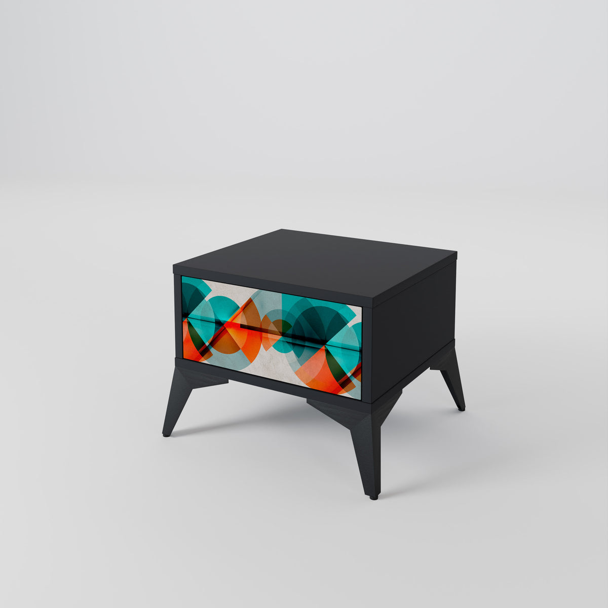 CIRCULAR RHAPSODY Nightstand with Drawer
