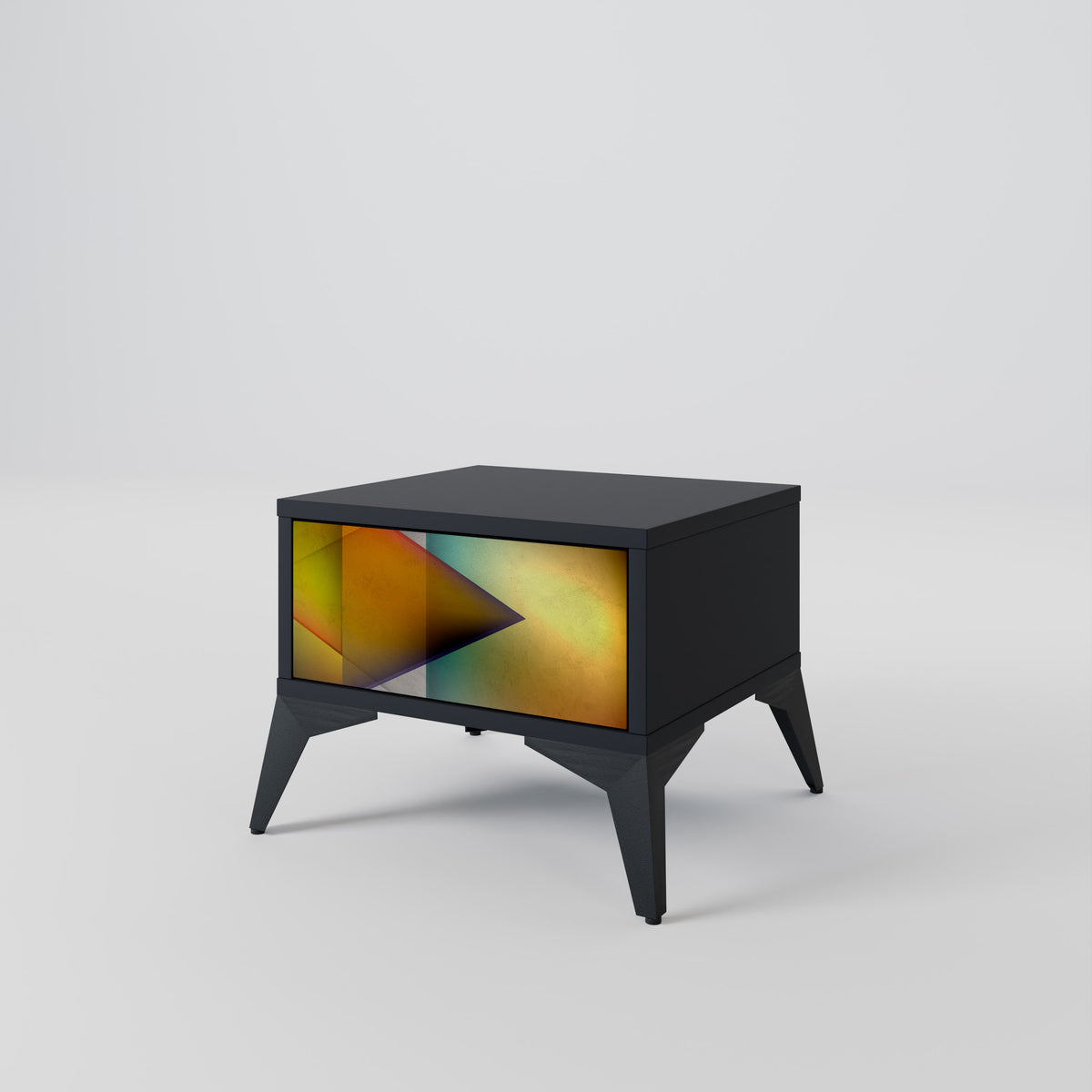 PIERCING SHARPNESS Nightstand with Drawer