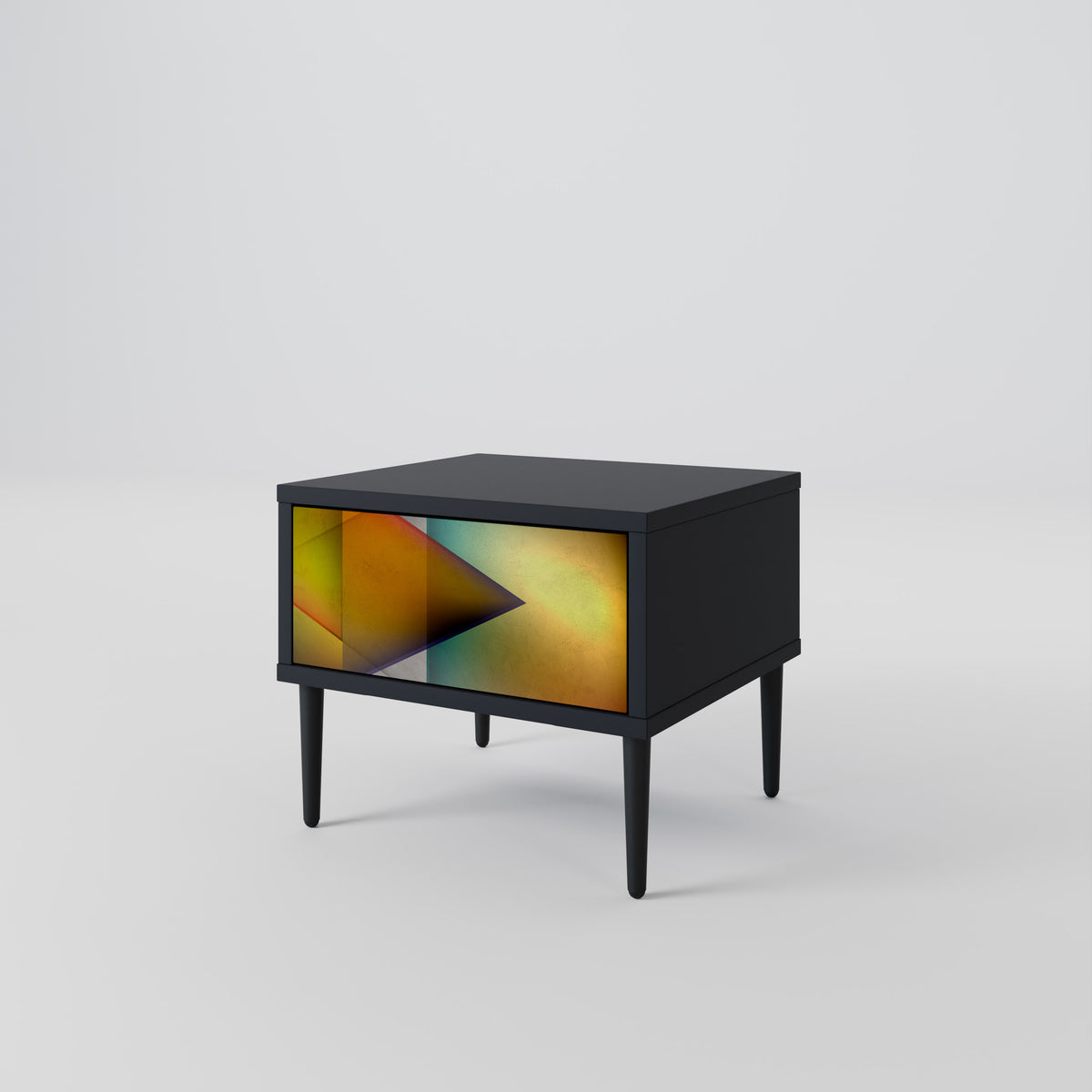 PIERCING SHARPNESS Nightstand with Drawer