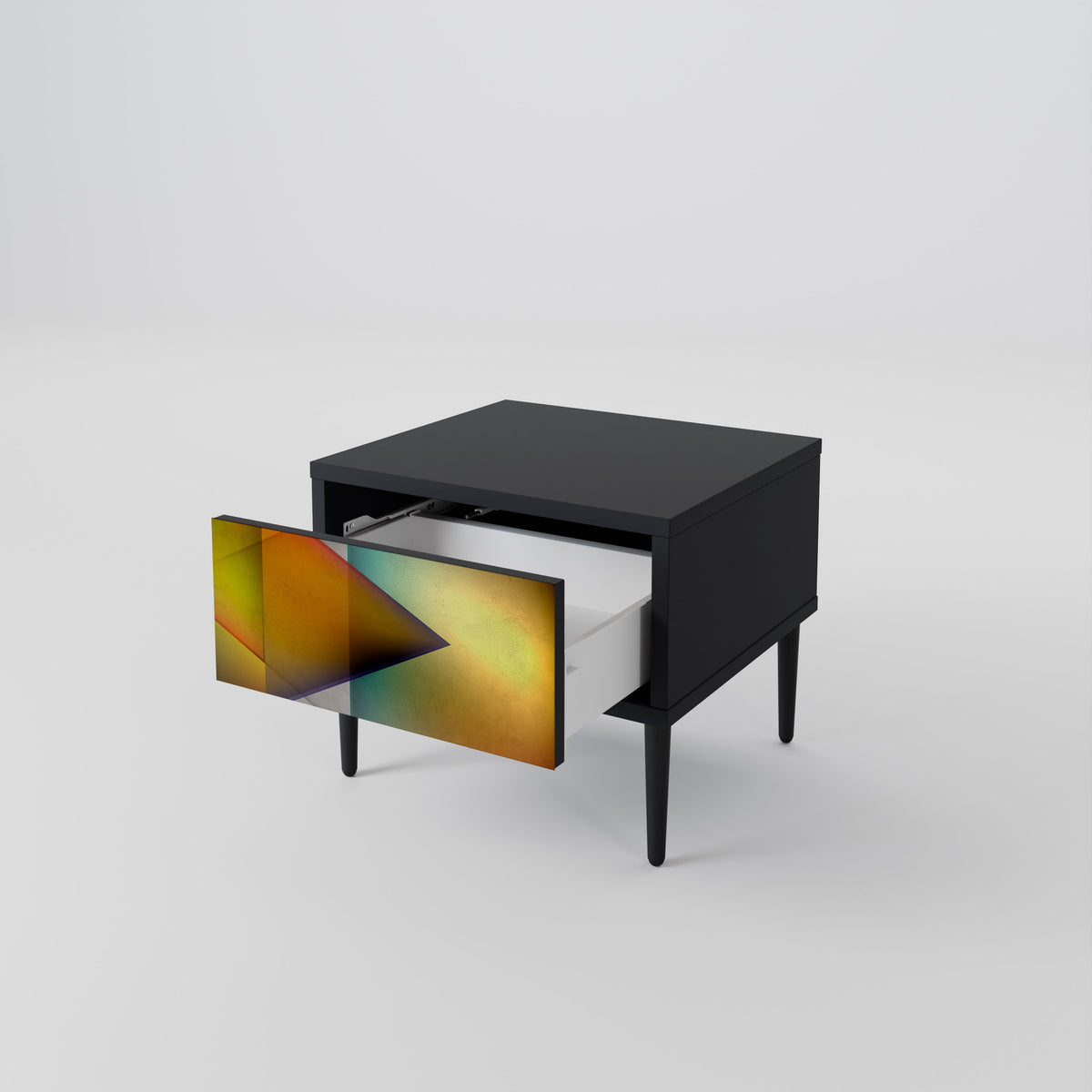 PIERCING SHARPNESS Nightstand with Drawer