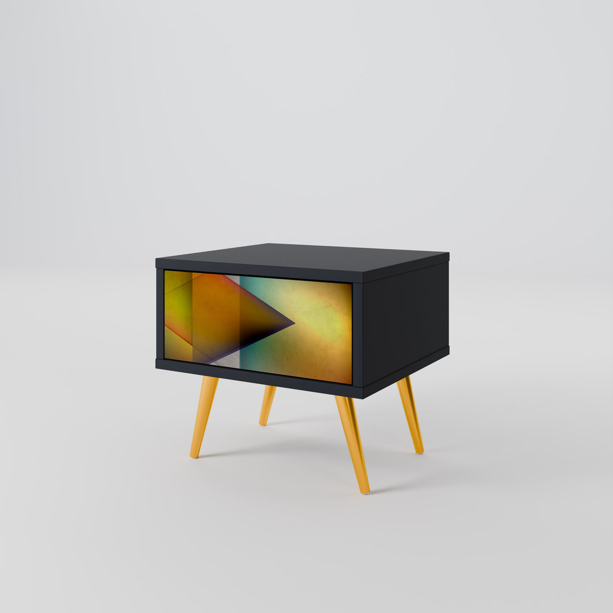 PIERCING SHARPNESS Nightstand with Drawer