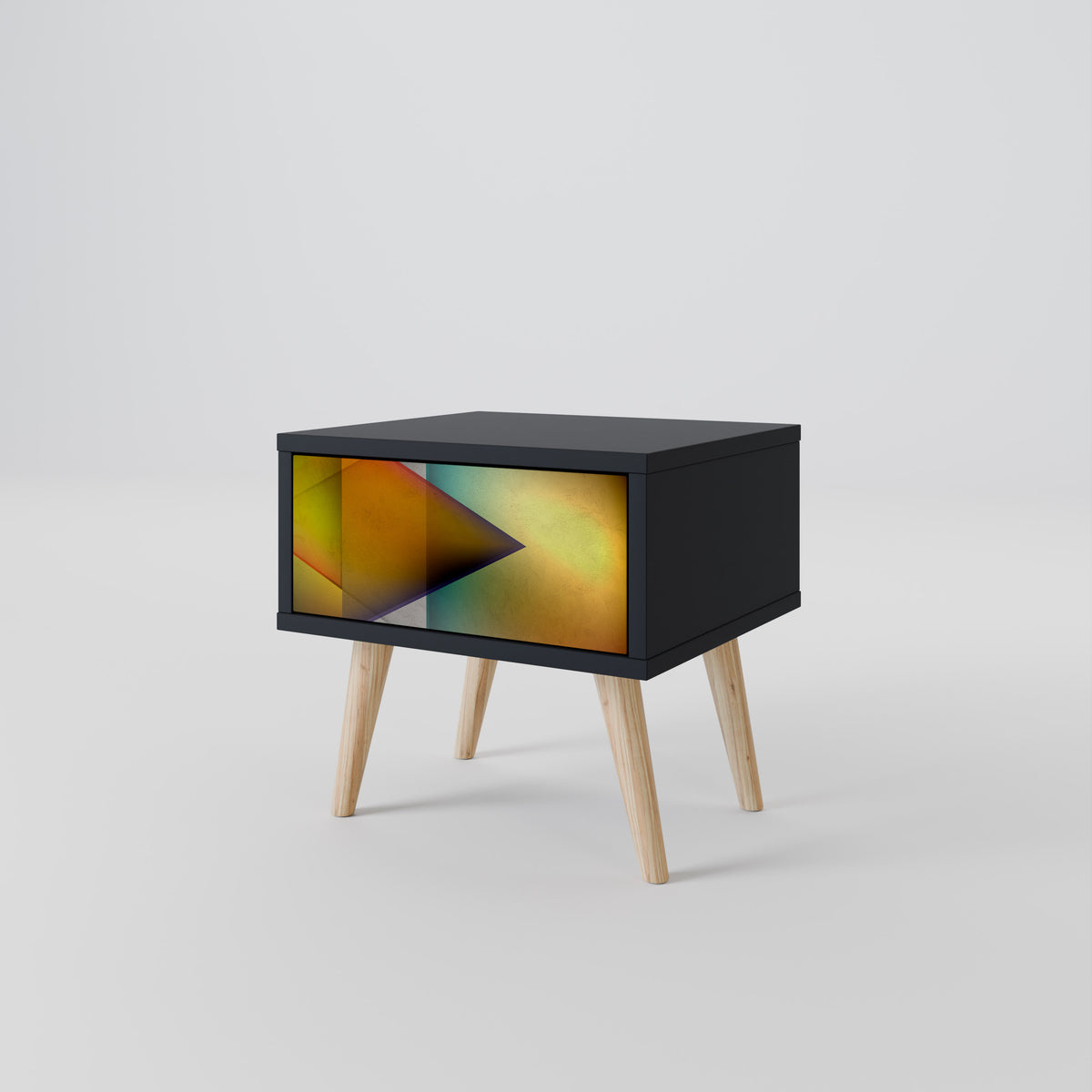 PIERCING SHARPNESS Nightstand with Drawer