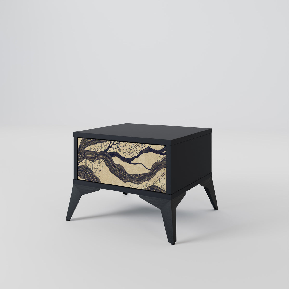 UNIFIED FRAGMENTS Nightstand with Drawer